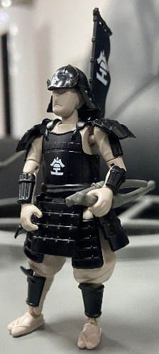 【中古】(本体A-/箱B)1/24 戦国の三四郎 “組頭” (黒)2体入 プラモデル[スヤタ]《発売済・在庫品》