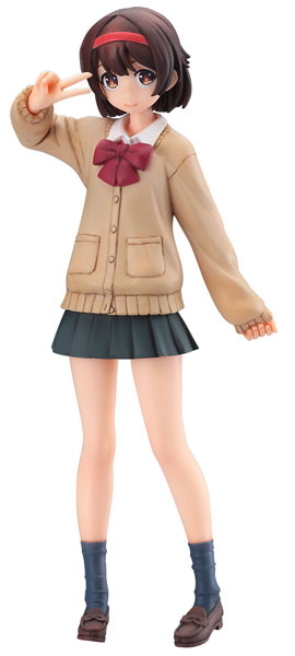 【中古】1/12 12たまごガールズコレクション No.12“羽澄れい”(女子高生) 未塗装レジン製フィギュア[ハセガワ]