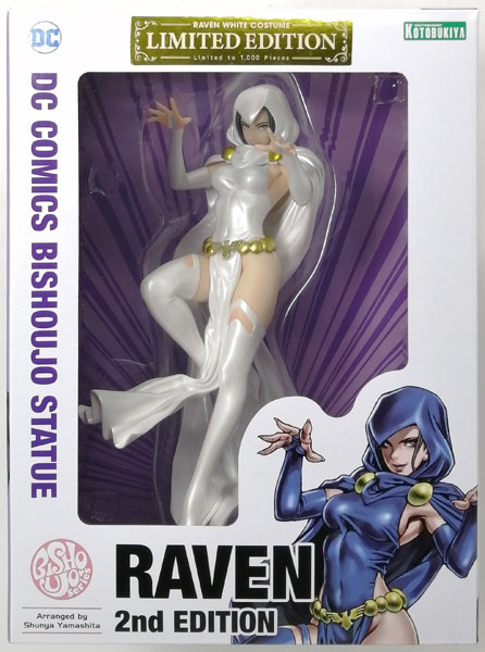 DC COMICS美少女 レイブン ホワイトコスチューム限定版 1/7 完成品