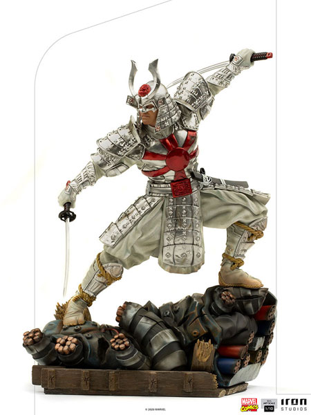 『マーベル』 スタチュー デラックス・バトルジオラマ・シリーズ 1/10 シルバーサムライ[コミック][アイアン・スタジオ]【送料無料】《在庫切れ》