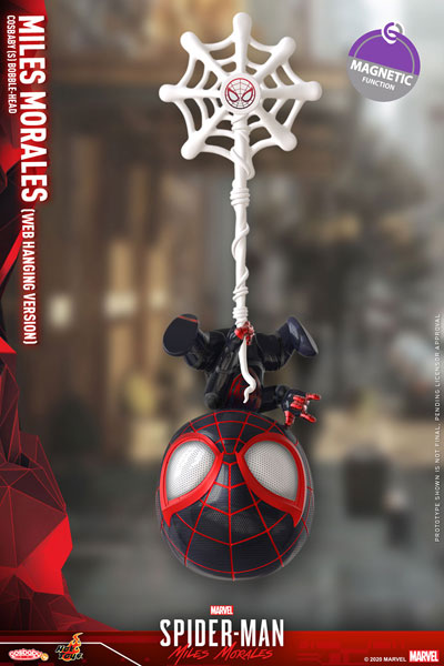 コスベイビー Marvel’s Spider-Man：Miles Morales サイズS マイルス・モラレス/スパイダーマン(ウェブ・ハンギング)[ホットトイズ]《在庫切れ》