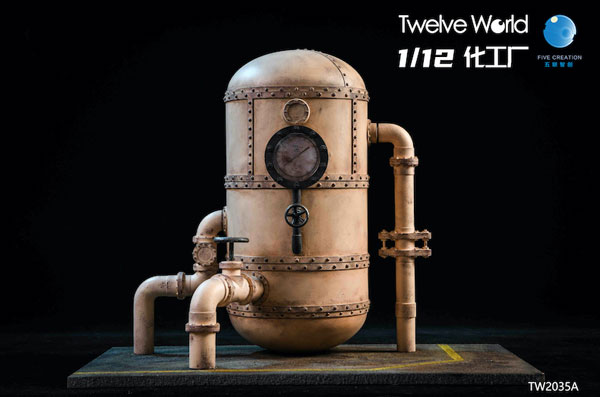 1/12廃工場タンクジオラマ 1/12 廃工場 タンク ジオラマ B[Twelve World]《在庫切れ》