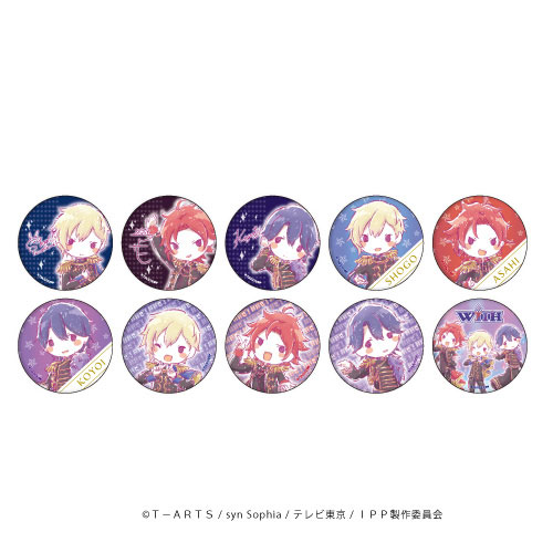 缶バッジ「アイドルタイムプリパラ」04/WITH グラフアート 10個入りBOX