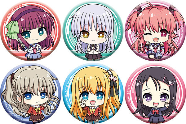 Angel Beats Charlotte 缶バッジコレクション 6個入りbox メディコス エンタテインメント 発売済 在庫品 グッズチュー