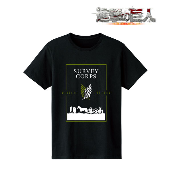 進撃の巨人 調査兵団 Tシャツ メンズ S アルマビアンカ 在庫切れ
