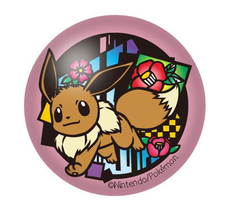 ポケットモンスター 切り絵シリーズ ガラスピンズ イーブイ[ツインクル 