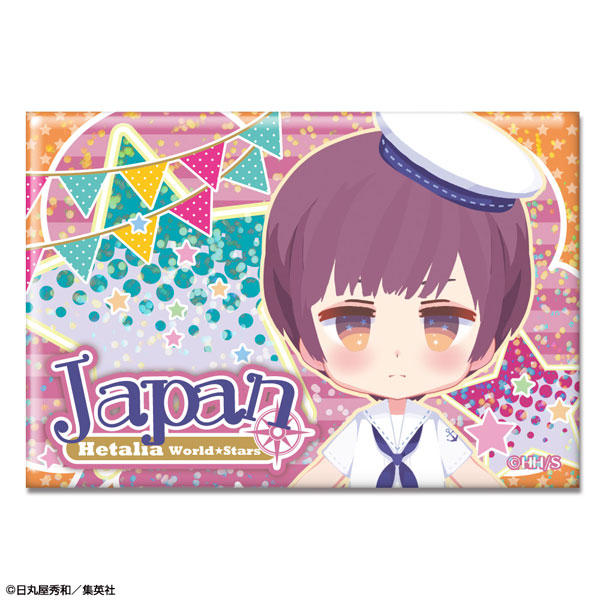 ヘタリアWorld★Stars ホログラム缶バッジ 日本 ヘタリア World☆Stars_にゅ～とろ ホログラム缶バッジVol.2 BOX