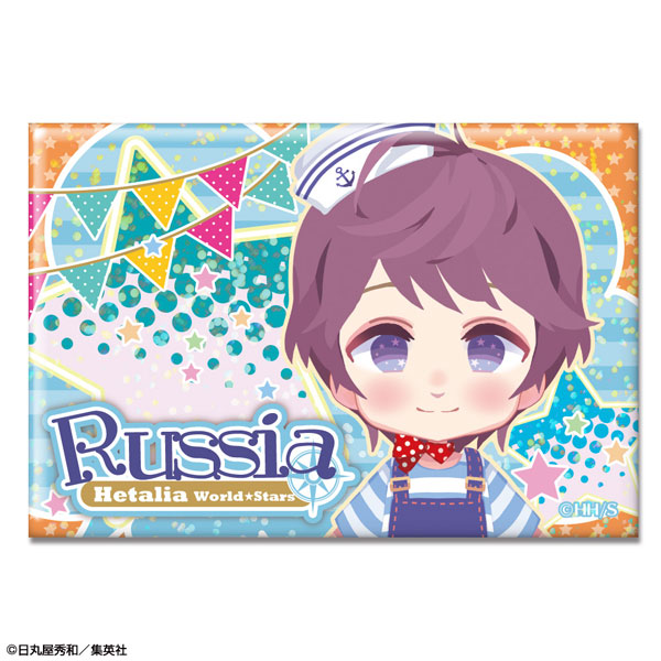 ヘタリア World☆Stars ホログラム缶バッジ Ver.2 デザイン07(ロシア