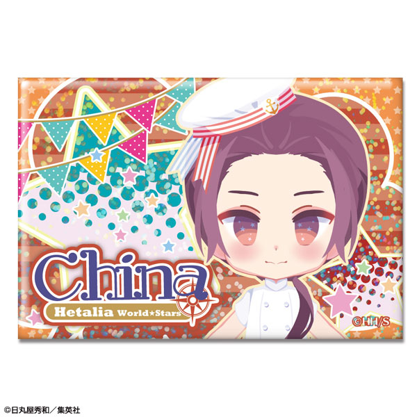 ヘタリア イギリス 缶バッジ ホログラム ヘタリア World☆Stars