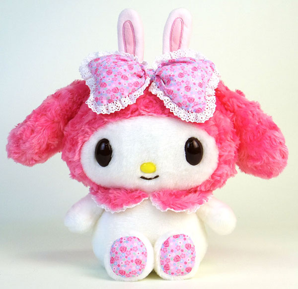 【タグ付】ブランシュロリータマイメロディ ぬいぐるみ ナカジマコーポレーション うさみみロリータ マイメロディ M ぬいぐるみ[ナカジマ