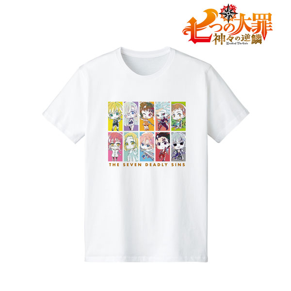 七つの大罪 神々の逆鱗 デフォルメAni-Art Tシャツ メンズ L[アルマビアンカ]《在庫切れ》