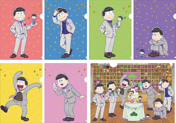 おそ松さんクリアファイル① おそ松さん セブンイレブン×おそ松さん 対象商品購入特典 クリア