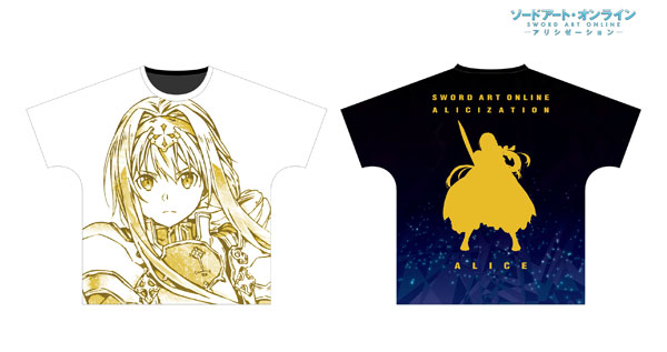 ソードアート・オンライン アリシゼーション アリス 両面フル Tシャツ XL ソードアート・オンライン アリシゼーション War of Underworld