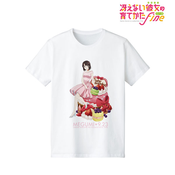 冴えない彼女の育てかた Fine 描き下ろしイラスト 加藤恵 バースデーver. Tシャツ メンズ M[アルマビアンカ]《在庫切れ》