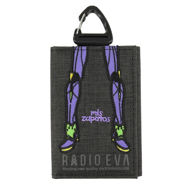 mis zapatos×RADIO EVA EVANGELION EV-010 EVA mini wallet BK[ターン