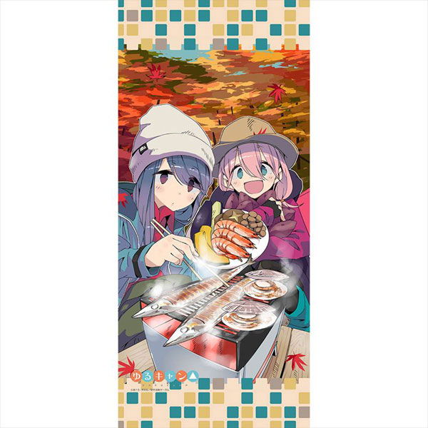 ゆるキャン△ スポーツタオル(なでしこ＆リン)[カーテン魂]《在庫切れ》