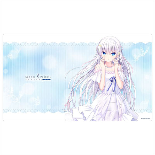 サマーポケッツ 鳴瀬しろは 　マットカーテン魂 サマポケ Summer Pockets REFLECTION BLUE ラバーマット(鳴瀬しろは