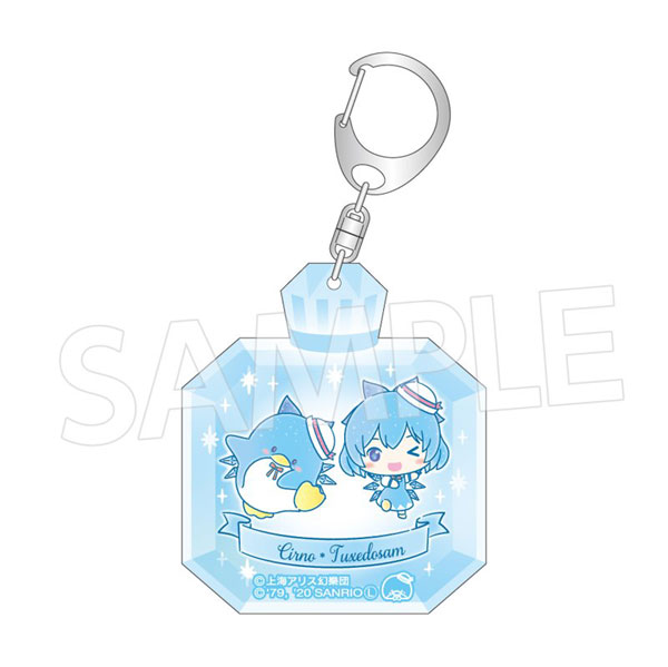 東方project サンリオキャラクターズ アクリルキーホルダー チルノ タキシードサム エイコー 在庫切れ