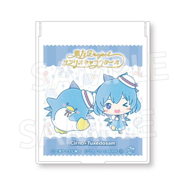 東方Project×サンリオキャラクターズ 折りたたみミラー チルノ
