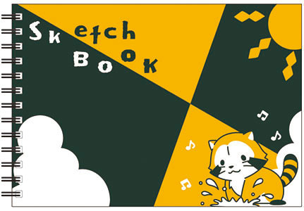 『ラスカル』 図案スケッチブック 水あそび[ヒサゴ]《在庫切れ》