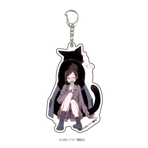 【未開封】 デキる猫は今日も憂鬱 アクリルキーホルダー 3個セット デカアクリルキーホルダー「デキる猫は今日も憂鬱」03/背中合わせ[A3