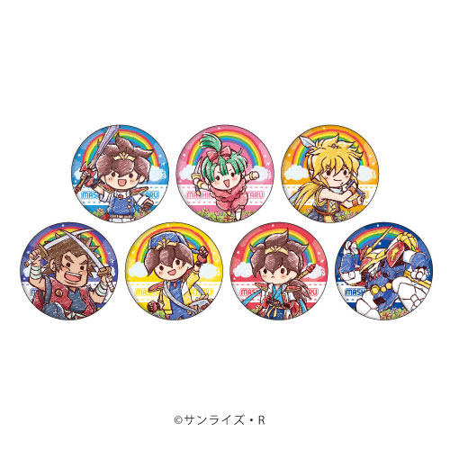 缶バッジ「魔神英雄伝ワタル 七魂の龍神丸」01/グラフアート 7個入りBOX[A3]《在庫切れ》