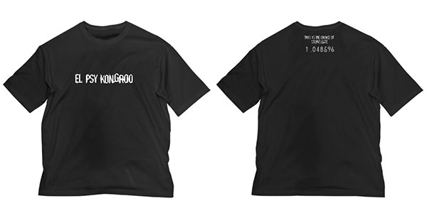 STEINS；GATE エル・プサイ・コングルゥ ビッグシルエットTシャツ/BLACK-L[コスパ]