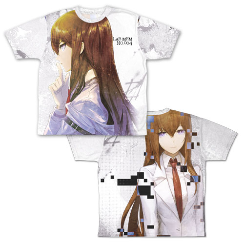 STEINS；GATE 牧瀬紅莉栖 両面フルグラフィックTシャツ/M[コスパ]