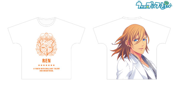 うたの☆プリンスさまっ♪ 神宮寺レン フルグラフィックTシャツ ユニセックス M[アルマビアンカ]《在庫切れ》