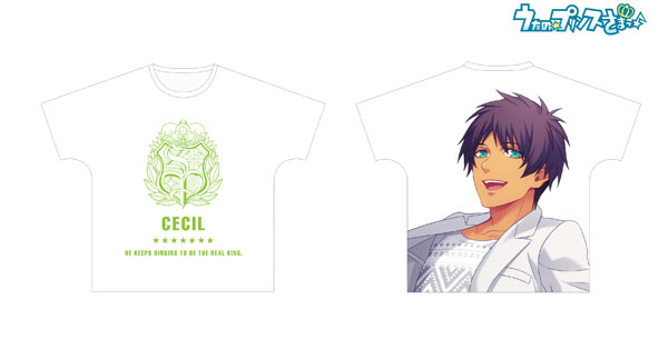 うたの☆プリンスさまっ♪ 愛島セシル フルグラフィックTシャツ ユニセックス S[アルマビアンカ]《在庫切れ》