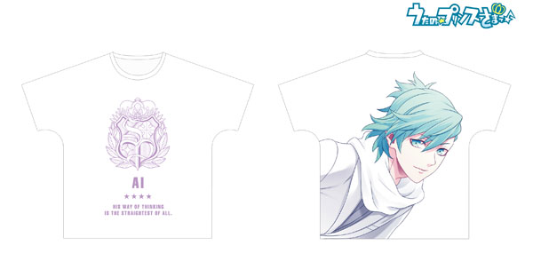 うたの☆プリンスさまっ♪ 美風藍 フルグラフィックTシャツ ユニセックス M[アルマビアンカ]《在庫切れ》