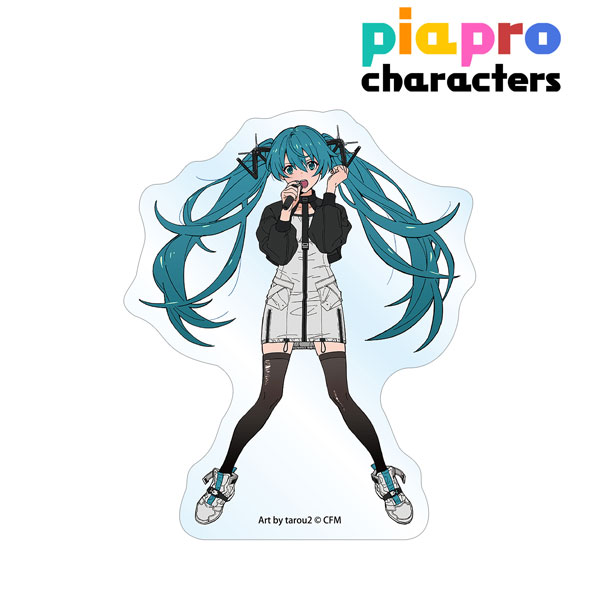 ピアプロキャラクターズ 描き下ろしイラスト 初音ミク バンドver. Art by tarou2 ステッカー[アルマビアンカ]《在庫切れ》
