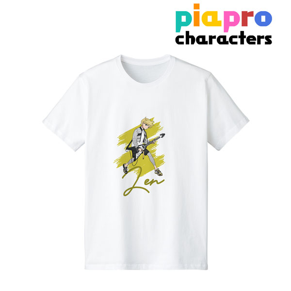 ピアプロキャラクターズ 描き下ろしイラスト 鏡音レン バンドver. Art by tarou2 Tシャツ メンズ L[アルマビアンカ]《在庫切れ》