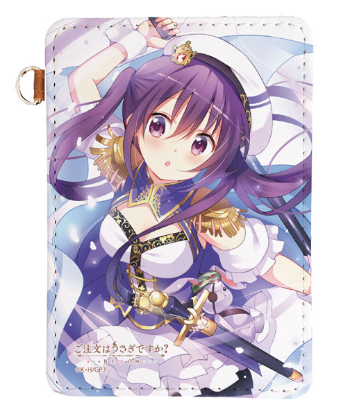 当選品 ご注文はうさぎですか? パスケース ご注文はうさぎですか？BLOOM レザーパスケース /03 リゼ[CS.FRONT