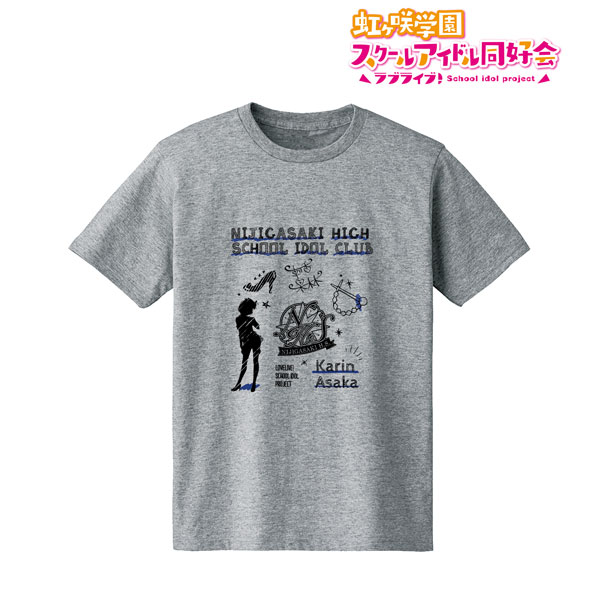 ラブライブ！虹ヶ咲学園スクールアイドル同好会 朝香果林 Ani-Sketch Tシャツ メンズ L[アルマビアンカ]《在庫切れ》