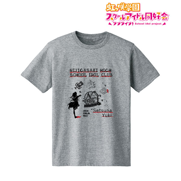 ラブライブ！虹ヶ咲学園スクールアイドル同好会 優木せつ菜 Ani-Sketch Tシャツ メンズ S[アルマビアンカ]《在庫切れ》