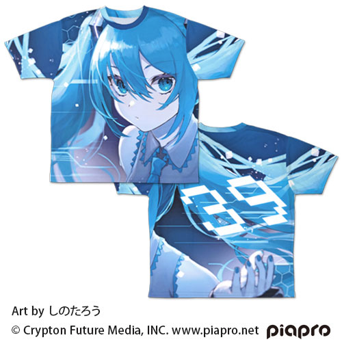 初音ミク 両面フルグラフィックTシャツ しのたろうVer./S[コスパ]《在庫切れ》