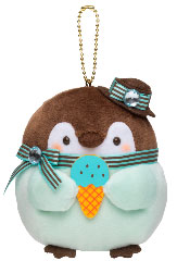 コウペンちゃん 甘いおかしのマスコット(チョコミント)[グレイ