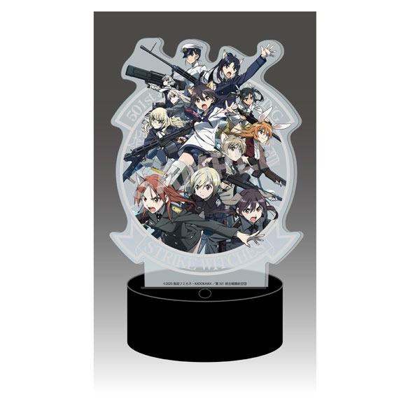 ストライクウィッチーズ　ROAD to BERLIN アクリルスタンド 第501統合戦闘航空団 ストライクウィッチーズ ROAD to BERLIN LED