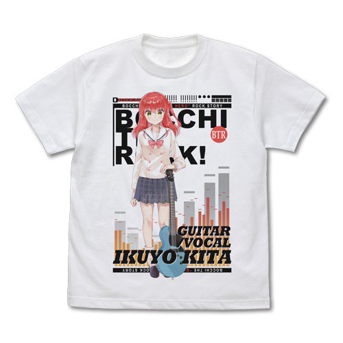 ぼっち・ざ・ろっく！ 喜多郁代 フルカラーTシャツ/WHITE-XL[コスパ]