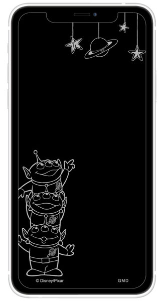 ディズニー ピクサー Iphone 12 Mini 対応ガラススクリーンプロテクター エイリアン グルマンディーズ 在庫切れ