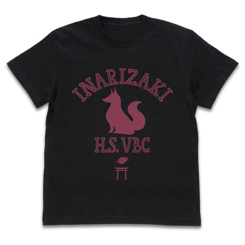 ハイキュー！！ TO THE TOP 稲荷崎高校バレーボール部 Tシャツ/BLACK-S[コスパ]