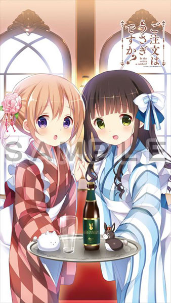 ご注文はうさぎですか？ のれん(ココア＆千夜)（再販）[カーテン魂 