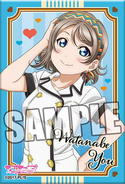 ラブライブ！サンシャイン！！ スクエア缶バッジ「渡辺曜