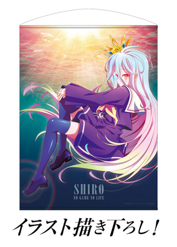 タペストリー　白 描き下ろし 100cmタペストリー 「ノーゲーム・ノーライフ」 ノーゲーム・ノーライフ 描き下ろし「白」100cmタペストリー