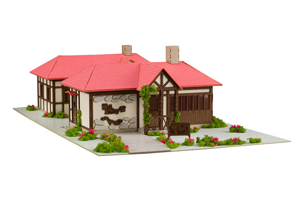 アニテクチャー：04 ご注文はうさぎですか？ BLOOM Hot Bakery＆ココアの実家 1/150 ペーパーキット[プラム]《在庫切れ》