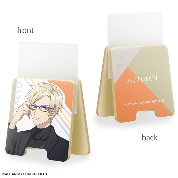 アニメ『A3！』 木製メモスタンド 秋組 デザイン05(古市左京)[ライセンスエージェント]《在庫切れ》
