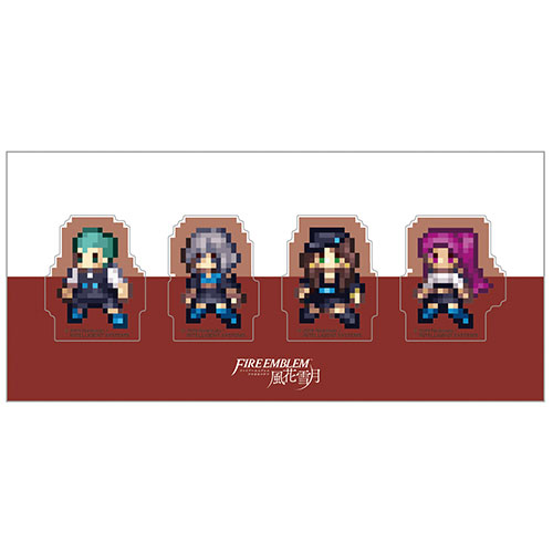 ファイアーエムブレム 風花雪月 クリアクリップ4個セット 黒鷲の学級B[インテリジェントシステムズ]