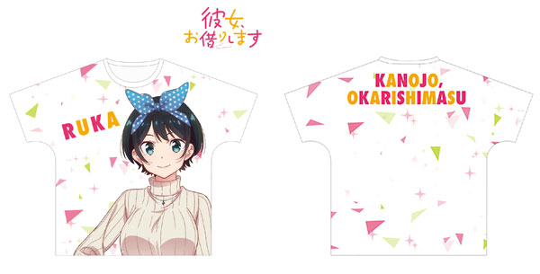 TVアニメ『彼女、お借りします』 更科瑠夏 フルグラフィックTシャツ ユニセックス S[アルマビアンカ]《在庫切れ》