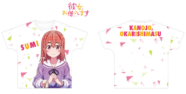 TVアニメ『彼女、お借りします』 桜沢墨 フルグラフィックTシャツ ユニセックス M[アルマビアンカ]《在庫切れ》